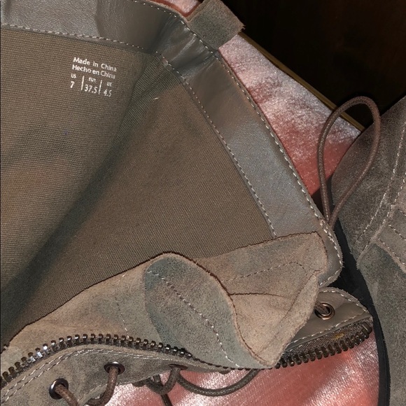 Aldo Umvoti Brown Leather/Suede Boot Size 7 - Picture 4 of 8